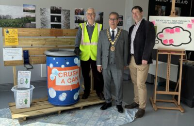 Bishop Auckland Town Council Launches Mobile Can‑Crushing Station to Support Local Foodbank.